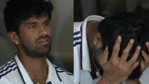 VIDEO: टीम इंडिया की हार से टूट गए वॉशिंगटन सुंदर, मुंह छिपाकर रोते हुए आए नजर