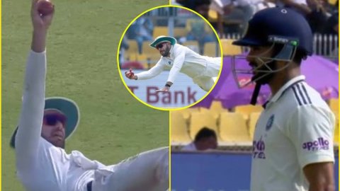 Aiden Markram बने सुपरमैन! हवा में डाइव लगाकर एक हाथ से पकड़ा Nitish Kumar Reddy का हैरतअंगेज कैच; द