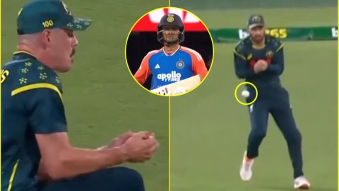 किस्मत हो तो Abhishek Sharma जैसी, गाबा में Glenn Maxwell और Ben Dwarshuis ने टपका दिए कैच; देखें VI