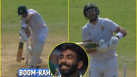 Aiden Markram की हुई सिट्टी पिट्टी गुम, Jasprit Bumrah ने रफ्तार के बवंडर से उड़ाए डंडे; देखें VIDEO