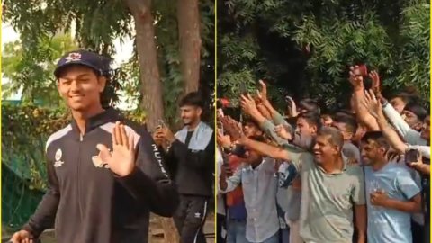 Jaipur में दिखी Yashasvi Jaiswal की दीवानगी, आप भी देखिए फैंस ने कैसे लुटाया प्यार; देखें VIDEO