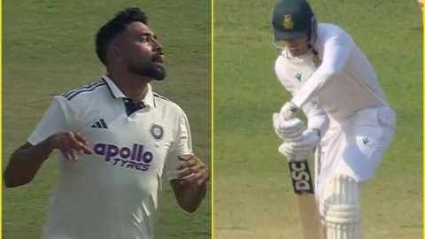 क्या आपने देखा मियां मैजिक? Mohammed Siraj ने सनसनाता बॉल डालकर उड़ाए Marco Jansen के डंडे; देखें VI