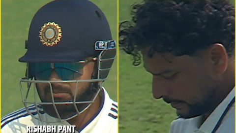 VIDEO: Rishabh Pant ने गुस्से में Kuldeep Yadav को लगाई फटकार, बोले- 'मज़ाक बना रखा है टेस्ट क्रिकेट