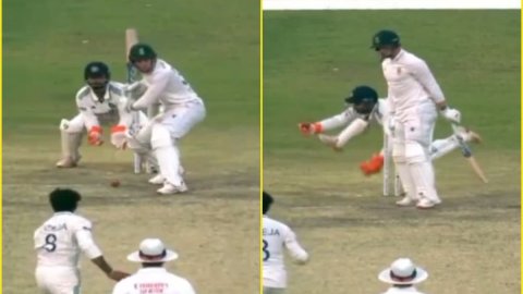 ये नहीं देखा तो कुछ नहीं देखा! Rishabh Pant  ने विकेट के पीछे सुपरहीरो की तरह ऐसे पकड़ा बॉल; देखें V