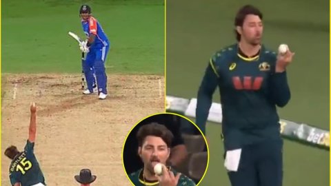 Tim David का वायरल सेलिब्रेशन देखा क्या? बाउंड्री पर Surya का करिश्माई कैच पकड़कर ऐसे लिए मज़े; देखे