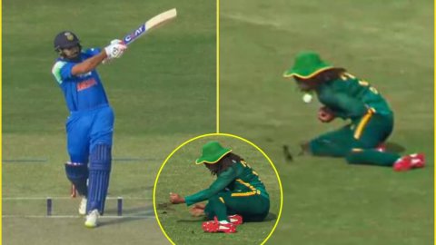किस्मत हो तो Rohit Sharma जैसी! बाउंड्री पर Tony de Zorzi ने टपकाया कैच; देखें VIDEO
