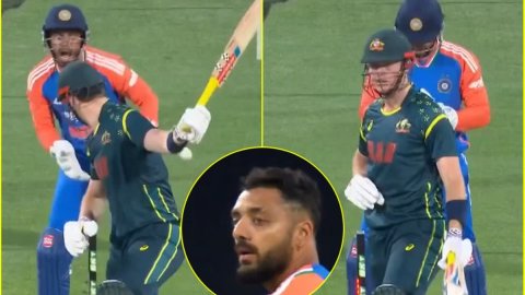 Varun Chakaravarthy ने निकाली Mitchell Owen की हेकड़ी, गुगली गेंद डालकर उड़ा दिए स्टंप्स; देखें VIDE