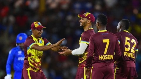 West Indies and Afghanistan to play three-match T20I series in UAE