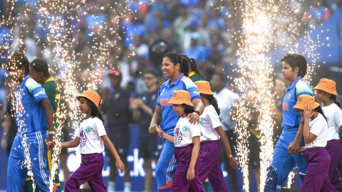 Women's World Cup: Jampacked DY Patil Stadium 'sold out' as India battle South Africa in final