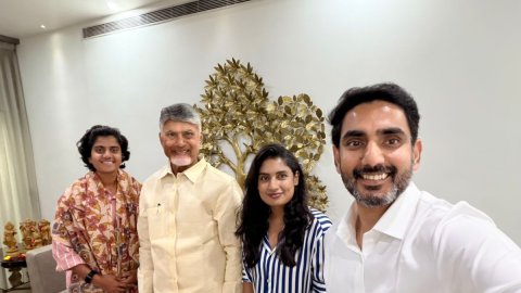 Women's world-cup winning team member Shree Charani calls on CM Naidu