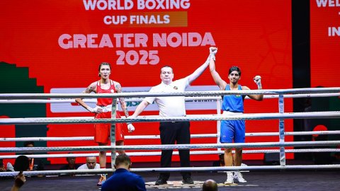 World Boxing Cup: Preeti upsets Olympic medalist Huang Hsiao Wen, eight Indians enter final (Ld)