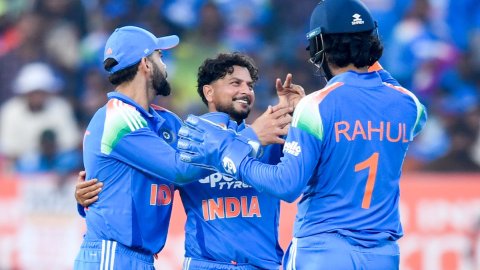 3rd ODI: De Kock slams ton but Kuldeep, Krishna four-fers help India restrict SA to 270 in series de