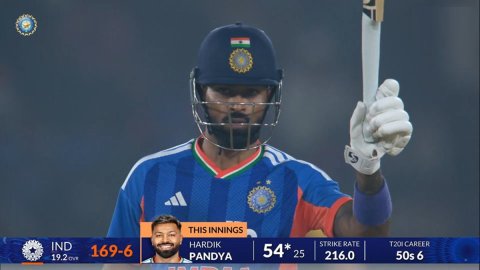 Hardik Pandya ने टीम इंडिया की जीत का हीरो बन रचा इतिहास,युवराज सिंह को महारिकॉर्ड की बराबरी की