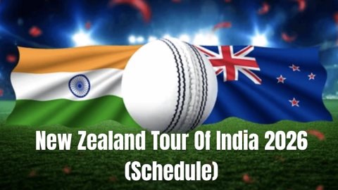 New Zealand tour of India 2026 Schedule