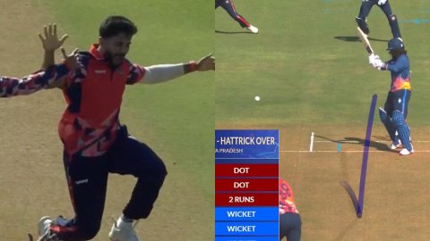 WATCH: Nitish Kumar Reddy ने Hat-Trick लेकर मचाया धमाल, रजत पाटीदार को बने शिकार