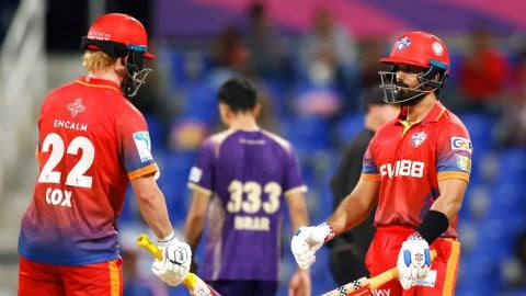 ILT20: Jahangir’s 99 steers Dubai Capitals to a thrilling nine-run victory over Abu Dhabi Knight Rid