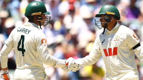 Ashes: Carey, Khawaja shine as Australia reach 326-8 at stumps on Day 1 of Adelaide Test