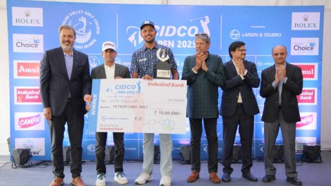 CIDCO Open Golf: Veer Ahlawat wins title with solid 4-under 67 in final round