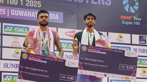 Guwahati Masters 2025: Sanskar Saraswat wins men’s singles title Tanvi Sharma, Roy-Sai Pratheek fini
