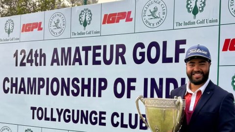 गोल्फर सुखमन सिंह ने जीती आईजीयू एमेच्योर चैंपियनशिप ऑफ इंडिया