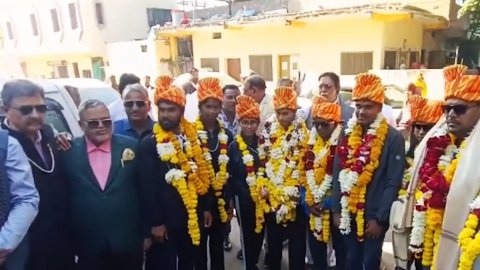 ब्लाइंड टी20 वर्ल्ड कप जीतकर झारखंड पहुंचीं देश की बेटियां, जोरदार स्वागत