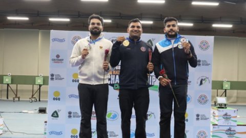 नेशनल शूटिंग चैंपियनशिप: 10 मीटर एयर राइफल में नेवी के किरण अंकुश जाधव ने गोल्ड जीता