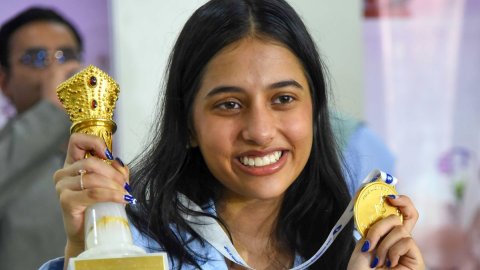 Nagpur: Divya Deshmukh at  press conference 