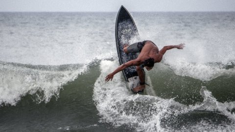 Mahabalipuram: Surfer in action ahead of Asian Surfing Championship