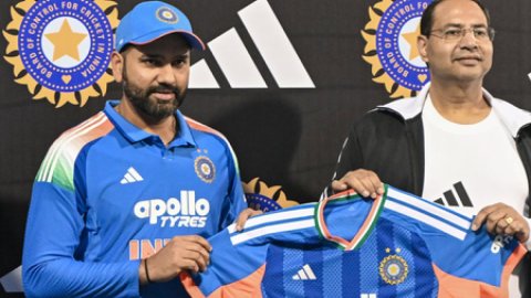 पुरुष टी20 वर्ल्ड कप 2026 के लिए टीम इंडिया की जर्सी लॉन्च