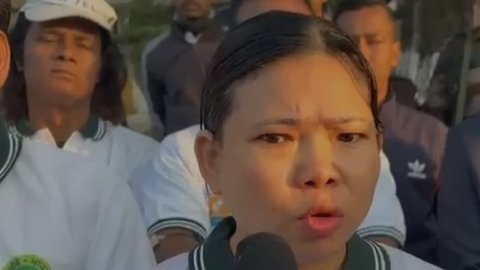 'रन फॉर टी-2025' का लक्ष्य श्रेष्ठ त्रिपुरा, श्रेष्ठ भारत: संताना चकमा