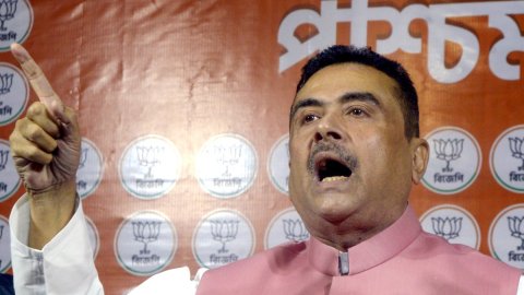 Kolkata: Suvendu Adhikari Addresses Press Conference
