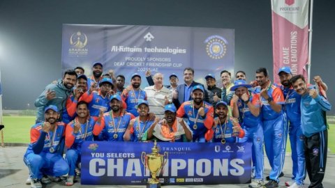 Indian Deaf Cricket Association Team wins T20 series 3-0 against Dubai’s IWDD