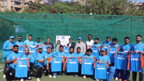 Indian Deaf Cricket Association unveil India’s jersey for T20 series against Dubai