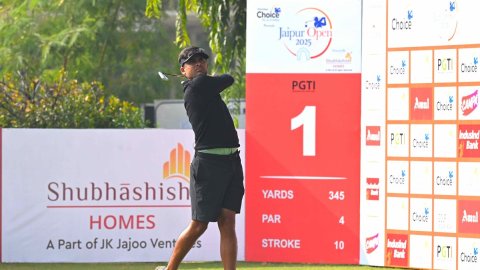 Jaipur Open 2025: Kushal Singh’s terrific 63 helps him surge ahead on day two