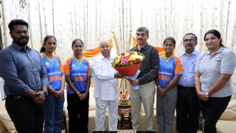 Karnataka Governor felicitates state players part of India’s historic triumph in Women’s T20 WC for 
