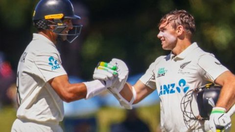  NZ vs WI 1st Test: रचिन रविंद्र-टॉम लैथम के जड़े धमाकेदार शतक, वेस्टइंडीज पर न्यूजीलैंड की बढ़त पहु