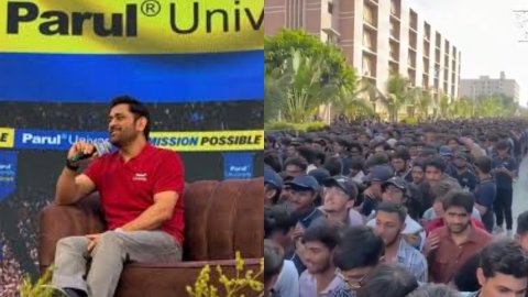 VIDEO: धोनी के लिए वडोदरा की सड़कों पर उतरे लोग, नहीं देखी होगी ऐसी दीवानगी