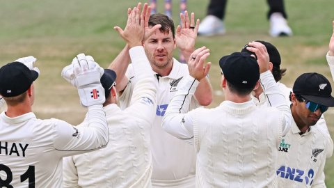 Jacob Duffy Takes Five As New Zealand Thrash West Indies For 1-0 Test Series Lead