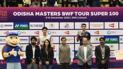 Odisha Masters 2025: Unnati Hooda, Kiran George clinch singles titles