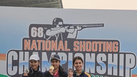 Raiza Dhillon sweeps women’s skeet titles on opening day of 68th National Shooting Championship fina