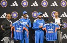 Rohit Sharma, Tilak Varma unveil India's jersey for 2026 Men’s T20 World Cup
