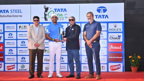 Tata Open golf: Yuvraj Sandhu makes it a record seven titles in 2025 after thrilling one-shot triump