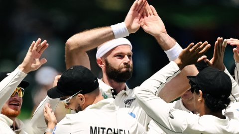 Tickner, Rae shine as NZ bowl out WI for 205 on Day 1 in Wellington Test