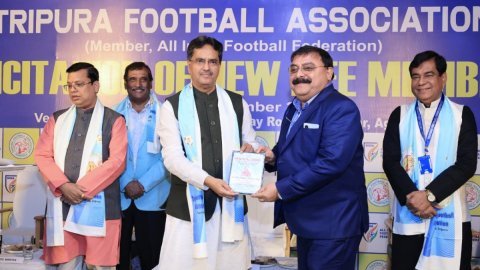 Tripura making big strides in sports infrastructure: CM Saha