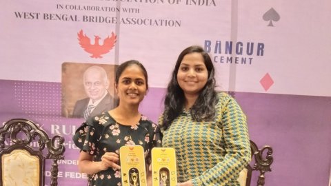 Vidhya Patel & Kalpana Gurjar win women's pairs title in Winter National Bridge Championship