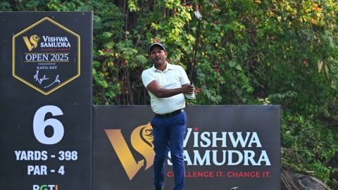 Vishwa Samudra Open 2025: Thangaraja moves to the top with day’s best 66