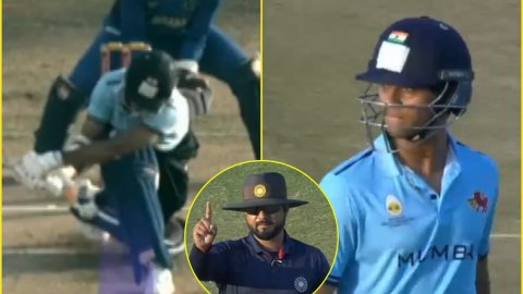 21 साल के लड़के ने Yashasvi से लिया बदला, SMAT के मुकाबले में LBW करके तोड़ा घमंड; देखें VIDEO