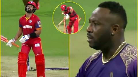 ये नहीं देखा तो कुछ नहीं देखा! Andre Russell की रॉकेट यॉर्कर ने तोड़ा Shayan Jahangir की सेंचुरी का 