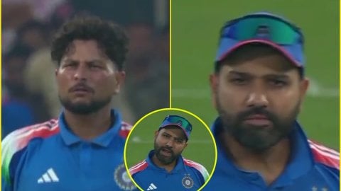KL Rahul के सामने DRS के लिए गिड़गिड़ा रहे थे Kuldeep Yadav, हिटमैन Rohit Sharma ने फटकार लगा दी