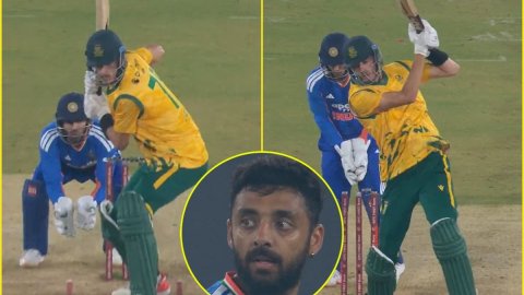 Varun Chakaravarthy ने Marco Jansen से लिया बदला, बेल्स उड़ाकर तोड़ा घमंड; देखें VIDEO